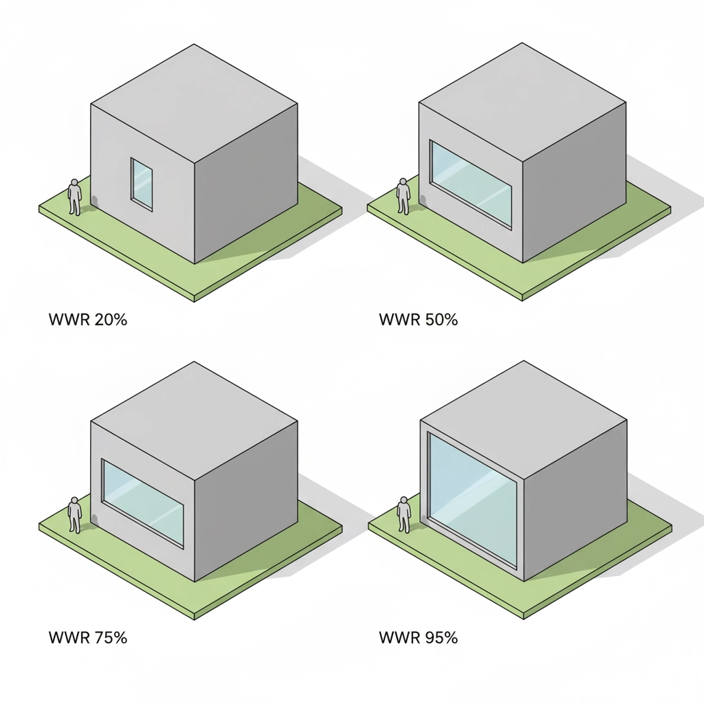 Glazing Ratio Diagram