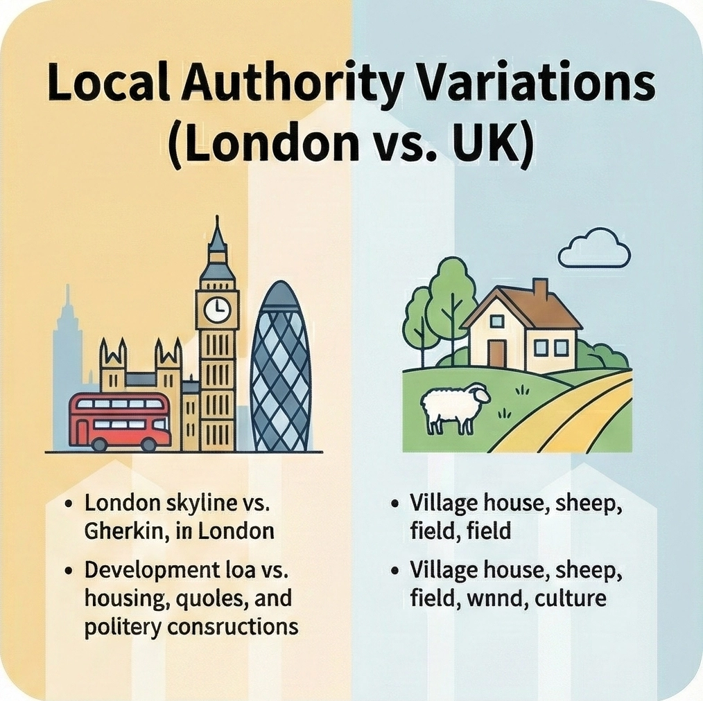 Local Authority Daylight Variations London vs UK