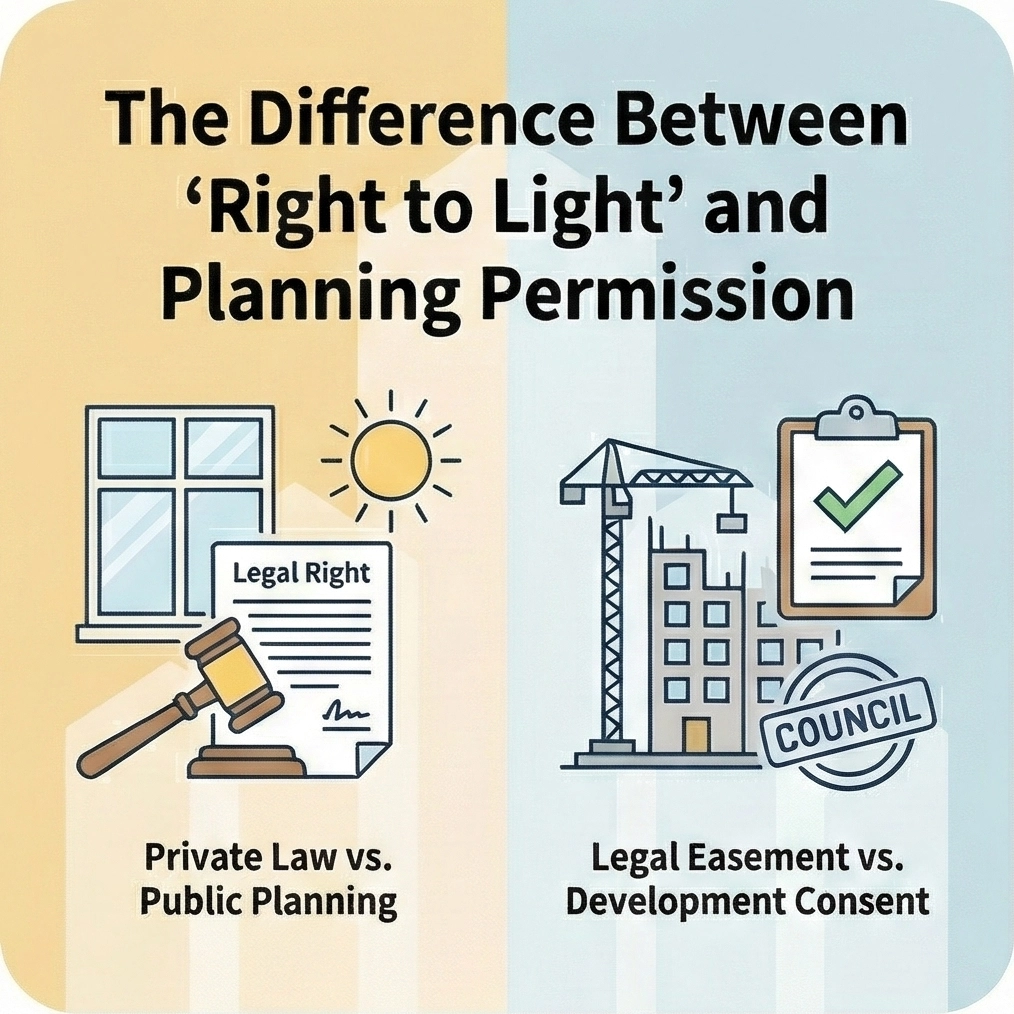 Right to Light vs Planning Permission in the UK
