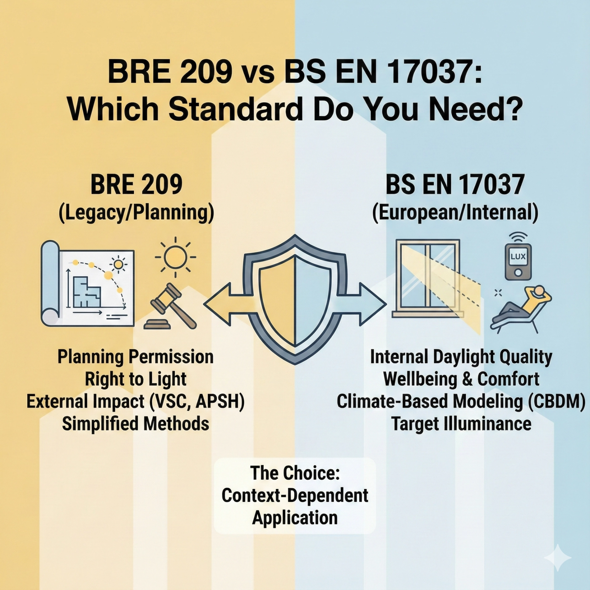 BR 209 vs BS EN 17037 Standards Comparison